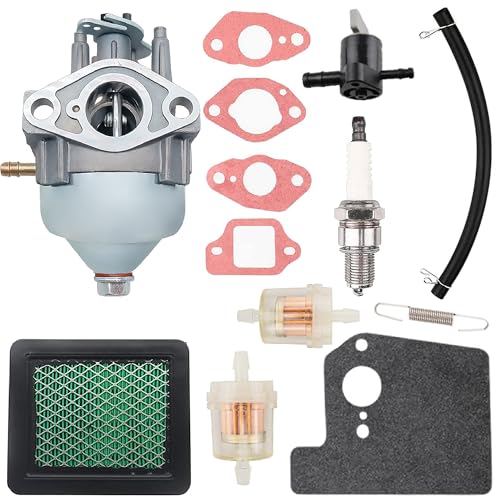 Hippotech 16100-Z8B-901 Vergaser Ersatz für Honda GCV160LA0 GCV160LA1 Motoren HRR216K10 HRS216K5 HRS216K6 HRR216K11 Choke Control BB76A A Vergaser mit Rasenmäher Luftfilter-Kit