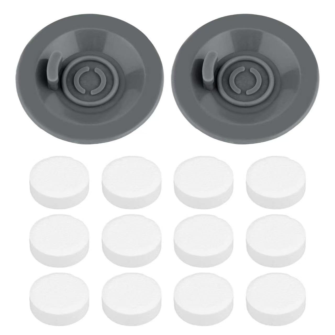 2 dischi per la pulizia dell'espresso e 12 pastiglie per la pulizia compatibili con macchina da caffè Ninja Luxe, in silicone da 54 mm