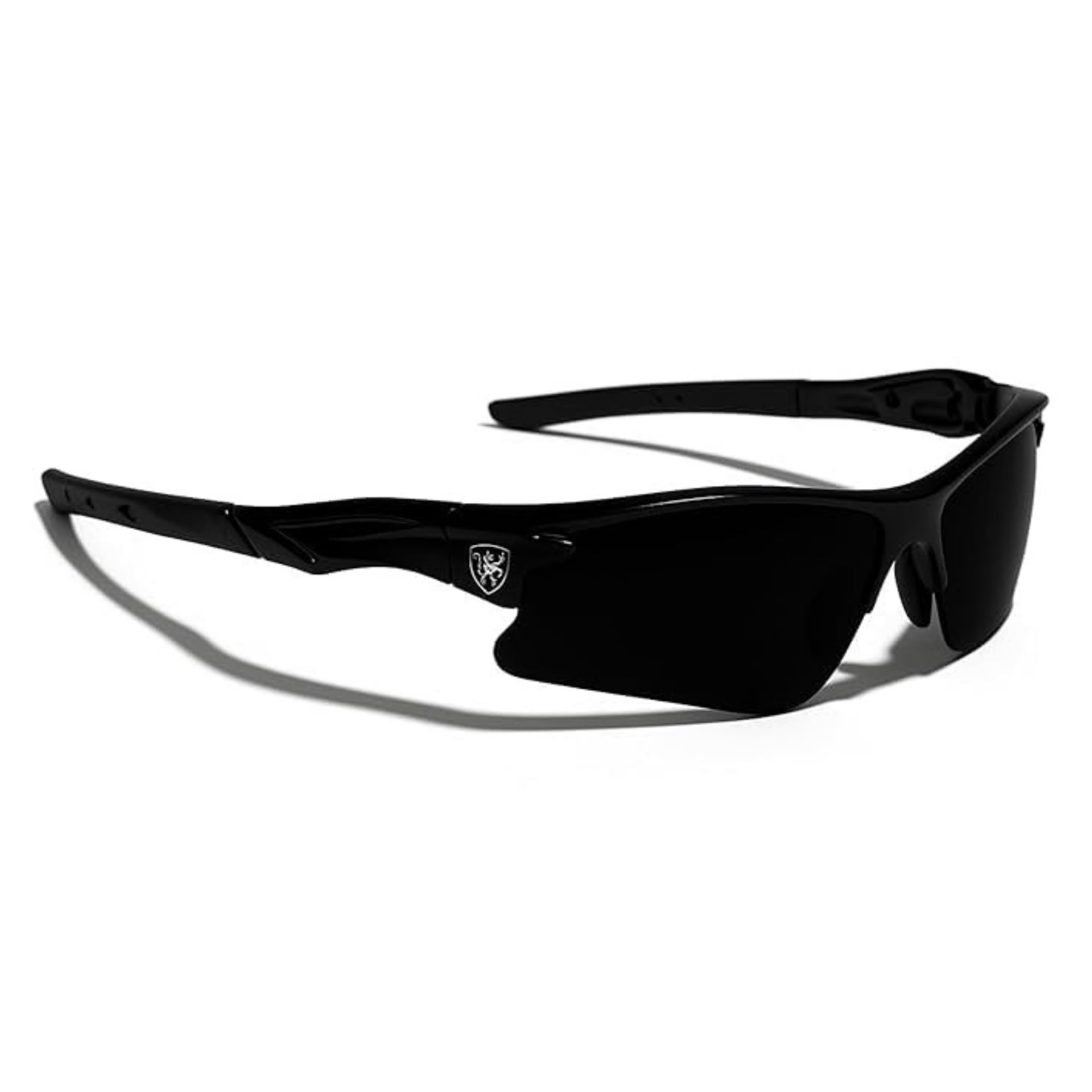 Black Jones Sports Sunglasses for men and women Cycling Mountain Travelling Cricket Trekking Baseball Fishing Cycling Running Golf Motorcycle Tac Glasses UV400 (Italic Black)-image-47