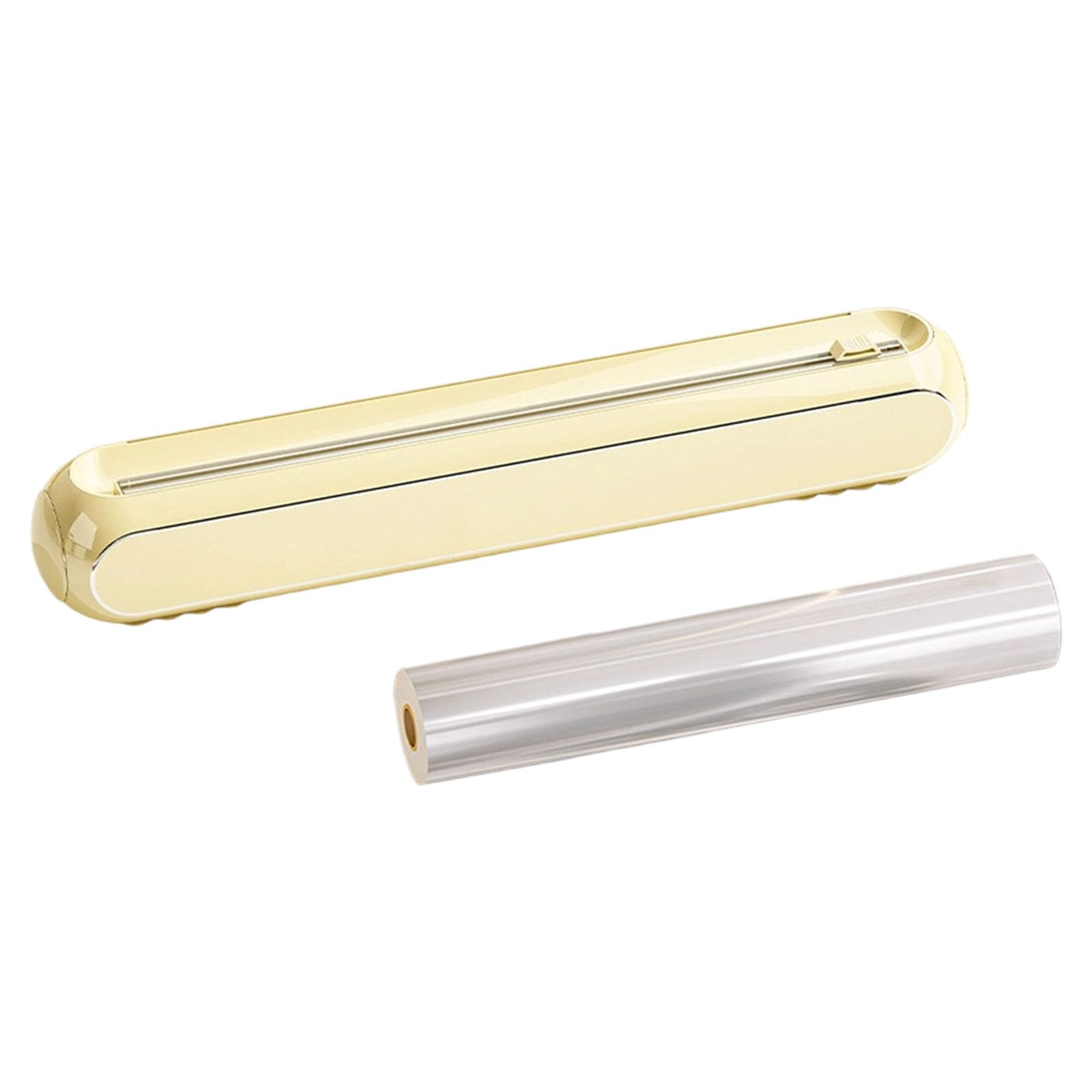 Mekalero Food Wrap Dispenser with Built in Cutter for Easy Kitchen Storage and Organization Hygienic Food Storage Solution
