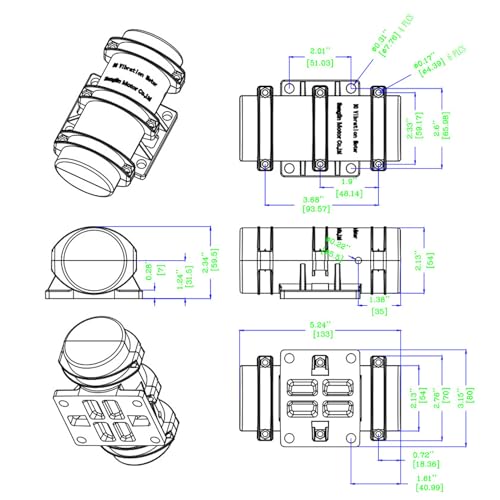 Moteur DC 2800RPM à forte vibration 12V avec régulateur - 5
