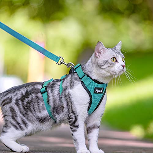 Arnés para gatos a prueba de escape chaleco reflectante con correa PUPTECK 8