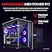 Skytech King 95 Gaming PC Desktop, Ryzen 9 9900X 4.4 GHz (5.6GHz Turbo Boost), NVIDIA RTX 5070 12GB GDDR7, 1TB Gen4 NVMe SSD, 32GB DDR5 RAM 6000 RGB, 850W Gold PSU, 360mm ARGB AIO, Wi-Fi, Win 11