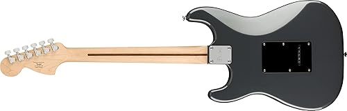 Miniatura 3 de Squier Affinity Series Stratocaster - Guitarra eléctrica, carbón metálico escarchado, diapasón de laurel y cable de instrumentos de la serie