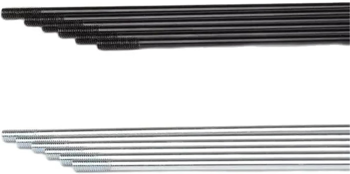 Spoke Nipples 50Pcs Stainless Steel 12G Black Bicycle Electric Bike Copper Nipple