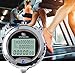Bottone Digital Stopwatch Timer 1/100-Second Precisions Large Display Memory Sport Timer Lap Split Digital Stopwatch for Outdoor