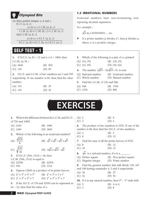 Image of (Old Edition)Olympiad Prep-Guide Mathematics Class - 10