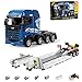 Produktbild BOWES Technik LKW mit Anhänger, YC-22013 Technik LKW, 4478 Teile Technic Truck mit 4 Motoren, Akku/Empfänger Bauset Kompatibel mit Lego Technik