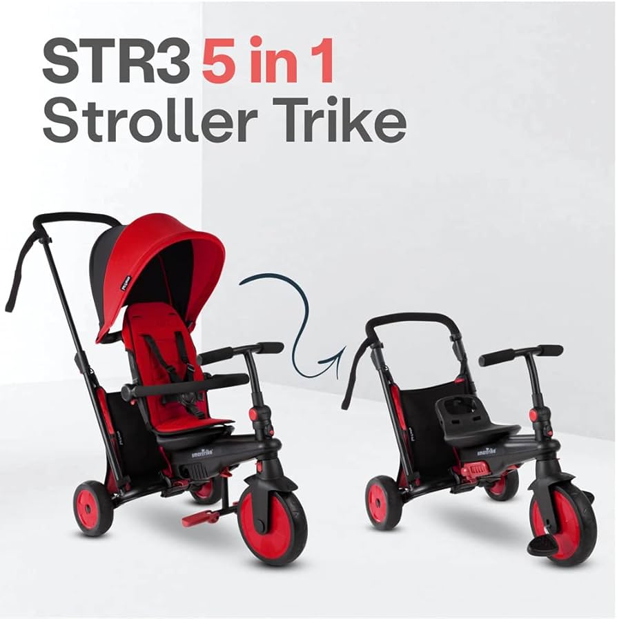 Amazon.co.jp: 【ロングユース三輪車】スマートトライク STR3 レッド