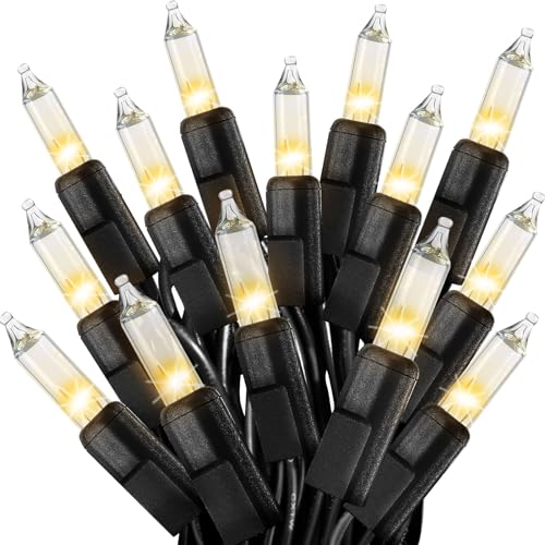 CXLHO Clear Christmas Lights 33FT 100 Incandescent...
