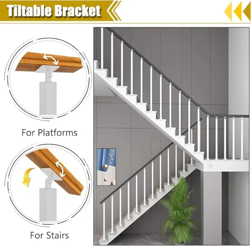 Pali quadrati di sicurezza in metallo per veranda, garage, ringhiera – perfetti per la protezione all'aperto ed eleganti soluzioni di recinzione