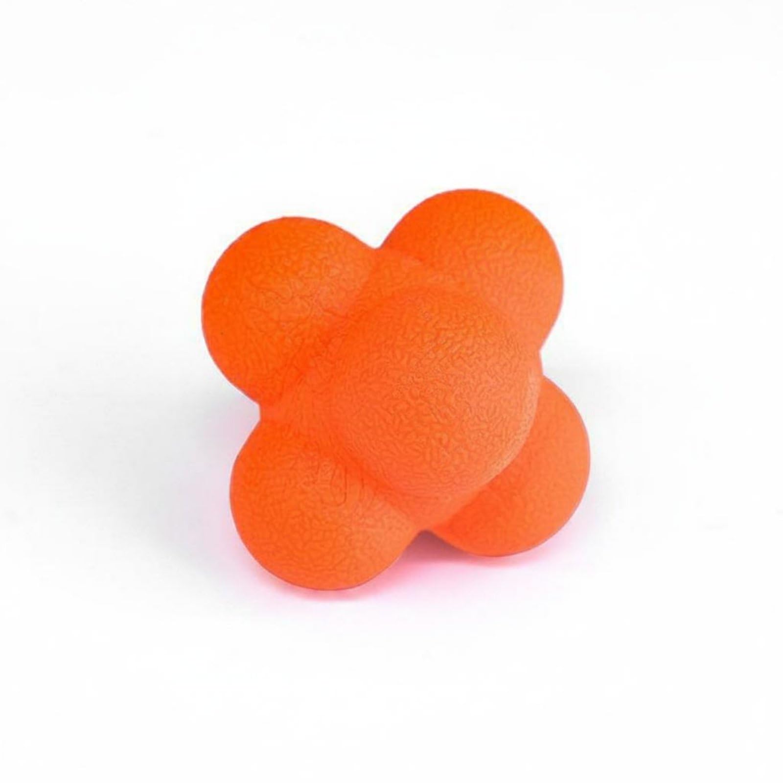 Hex Reaction Ball Unpredictable Rebound Agility Coach Improves Reflexes Hand-Eye Coordination for Children, Beginners, Orange | Training Aids Soccer Team Sports Sporting-image-35