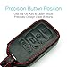 MECHCOS Compatible with Honda Accord CR-V Civic HR-V Pilot CR-Z Fit Crosstour Odyssey Ridgeline Insight Key Fob Cover Case Leather Protector Key Chain Holder