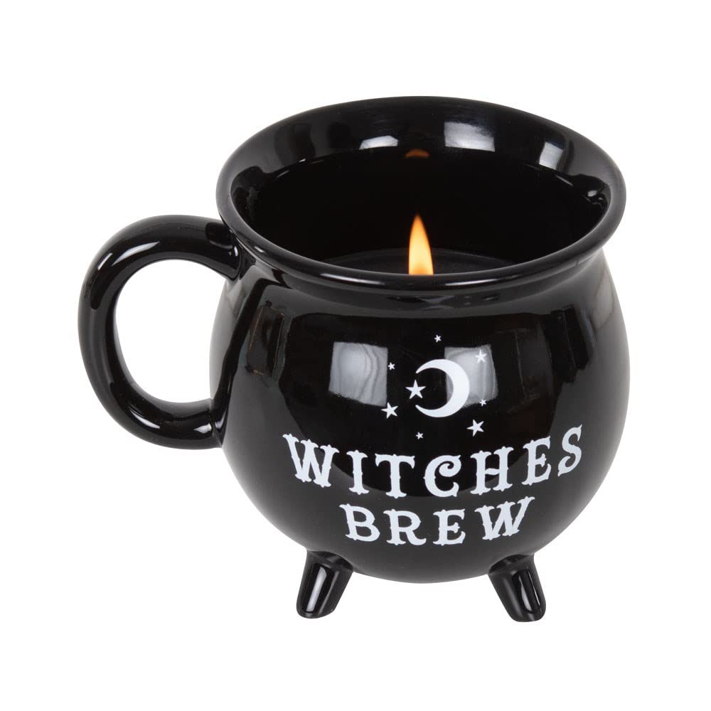 Something Different Black Witches Brew Cauldron Mug And Candle