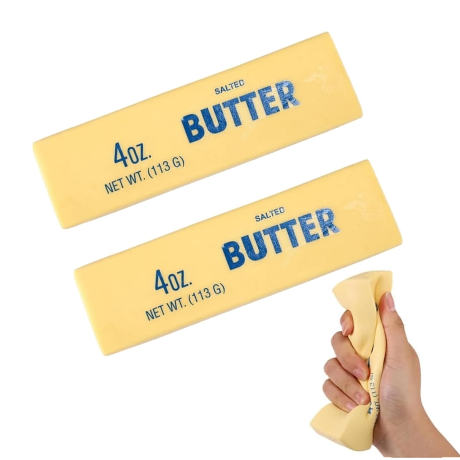 Giant Butter Squishy – Jumbo Squishy Butter Stick, Large & Mini Squeezy Butter Toy, 14oz Stress Relief Slow Rising Fun (1pc*24cm/9.45in) — view 8