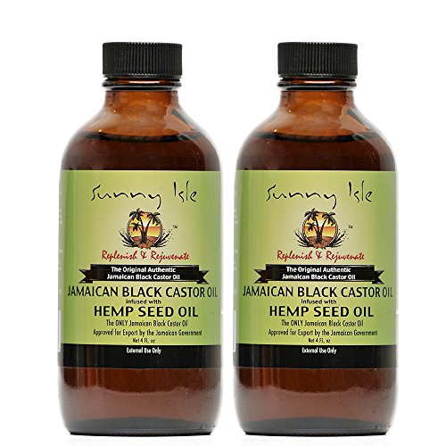 Sunny Isle Jamaican Black Castor Oil Infused With Hemp Seed Oil 4Oz (Pack Of 2) #TOP23
