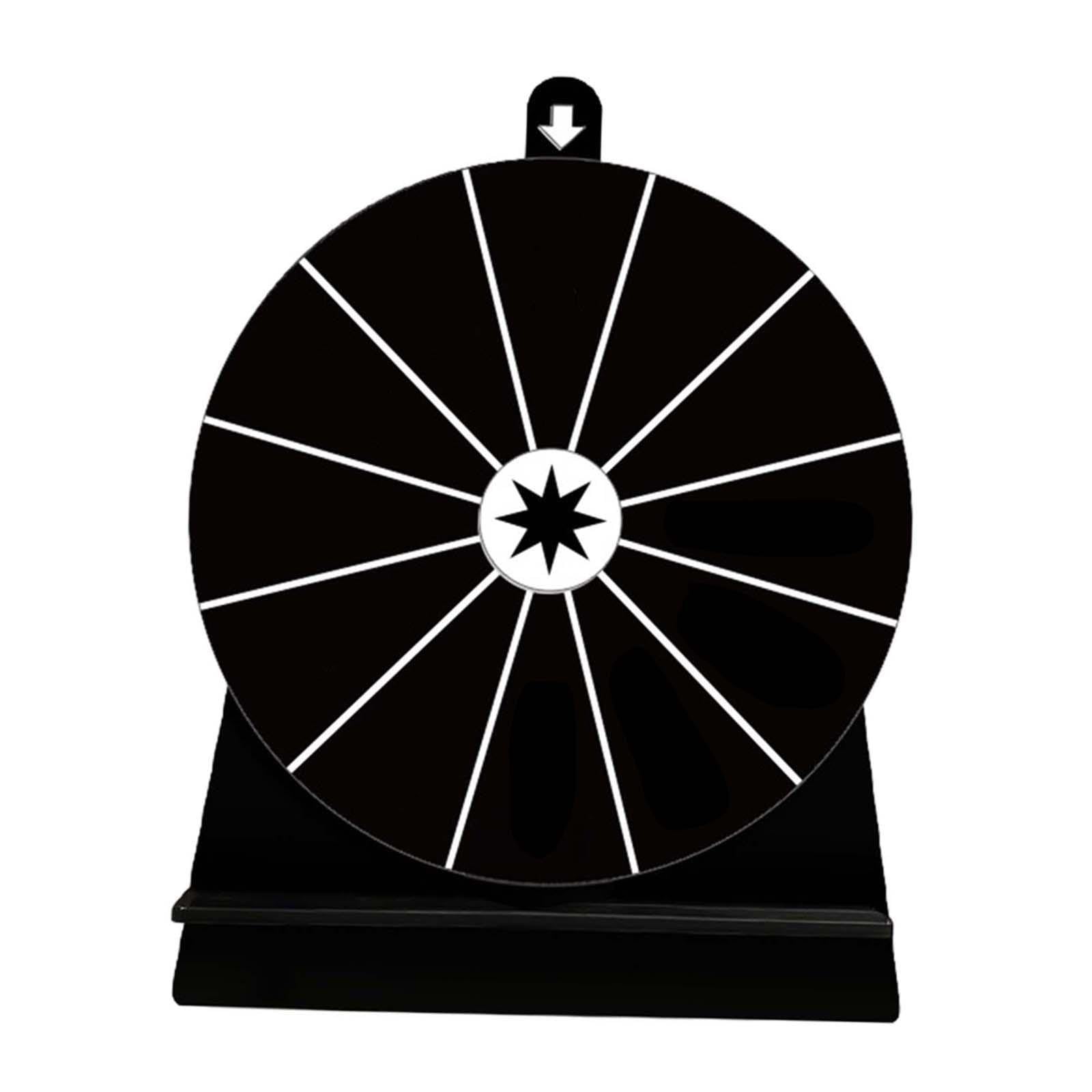 Fancyes Rotating Wheel Drinking Game for Adults with Base Stand Turntable Game Roulette Wheel for Party Entertainment Home Commercial