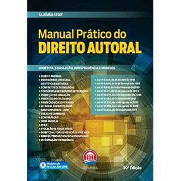 Capa do livro Manual Prático do Direito Autoral - 10A. Ed