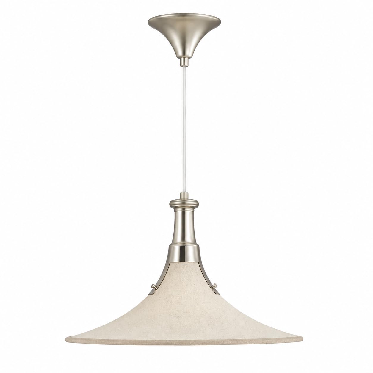 Esiyuvo Multicolor Vintage Glass Pendant Light, Brass Tone Metal Hanging Ceiling Fixture With Wide Flared Shade, Adjustable 47.24 In Cord, E27 Single Light For Dining Room, Kitchen Island, Bedroom And Entryway