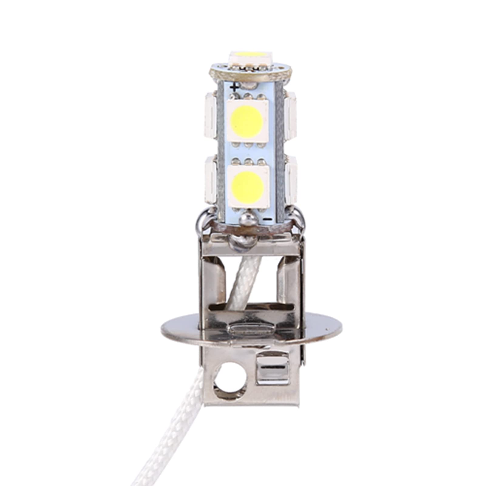 2pcs H3 5050 9 SMD LEACHE LED BOMBAS 6500K ~ 7000K Luces DC12V Luces Antiniebla SMD 6500K ~ 7000K BUMBAS PARA CAMIONES CAMIONES