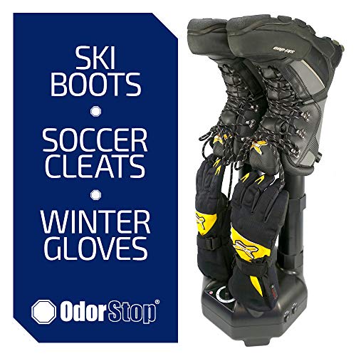 OdorStop Boot and Shoe Dryer and Deodorizer with Heat and High Output Fan (4 Boot) - Thumbnail 3