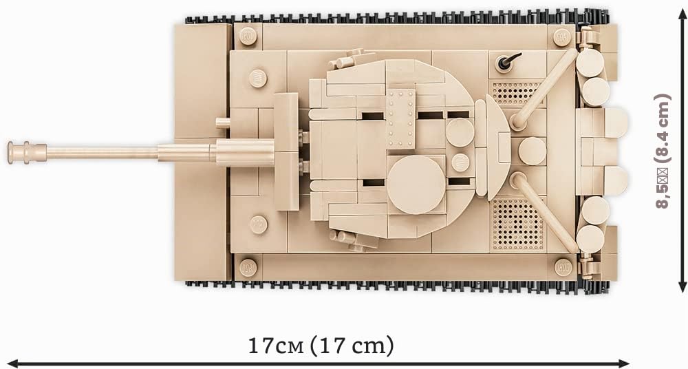 COBI 2710 - Modellino serbatoio PzKpfw Tiger 131". Scala 1/48