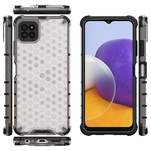 Image of Glasgow Back Case Cover Designed for Samsung Galaxy F42 5G - Transparent
