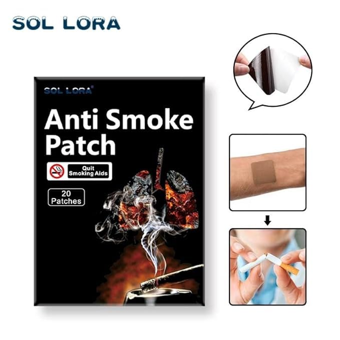 Anti Smoke Patch, Smoking Cessation Patches with No Bad Effects on Body, Effective Health Care Product 5x5 cm (5 Patches) Anti Smoke Patch, Smoking Cessation Patches with No Bad Effects on Body, Effective Health Care Product 5x5 cm (5 Patches)