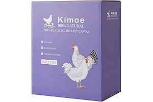 Dried Black Soldier Fly Larva 5 lbs for Chickens, Wild Birds, and Other Pets