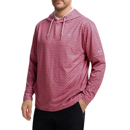 Image of M MAELREG Hoodies for Men Golf Fleece Hooded Sweatshirts Dry Fit Athletic Lightweight Casual Midlayer Mens Hoodies Pullover