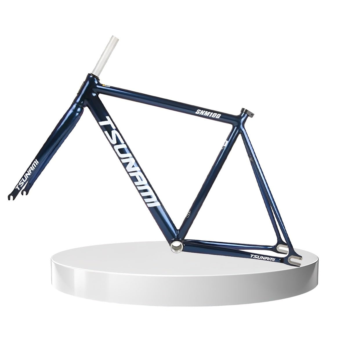 49/52/55/58cm 700C Fixed Gear Bike Frameset Aluminum Alloy Frameset with Fork C Brake Quick Release Racing Track Bike Frame