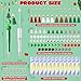 QIMGIC Christmas Beadable Pens Kits - 12 Set Xmas DIY Ballpoint Pens Making with Beads Craft, Christmas Party Tree Cake Beaded Pen Bulk Charm Crafting Supplies for Winter School Students Gift