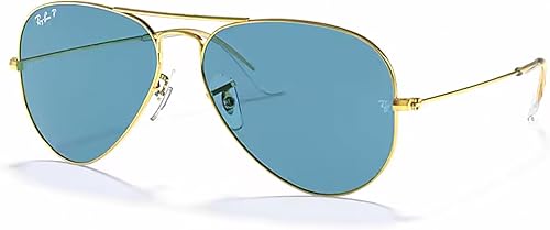 Miniatura 7 de Ray-Ban Rb3025 - Lentes de sol polarizados diseño de aviador clásico dorado 58 MM