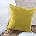 BCASE Funda Cojin Terciopelo 45x45 cm, Funda Cojin Decorativa, Suave y Moderna para Habitación, Sofá, Cama etc Color Amarillo