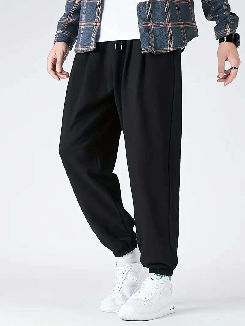 dockstreet Men's Alley Cool Backdoor Series Men's Casual Sweatpants Baggy Jogger Pants ||Drawstring Joggers || 100% Pure Cotton || Breathable Airy for All Seasons-picture-24