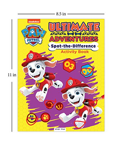 Image of Paw Patrol - Ultimate Adventures - Spot The Difference Activity Book | Fun Observation Puzzles For Kids | Ages 3-7
