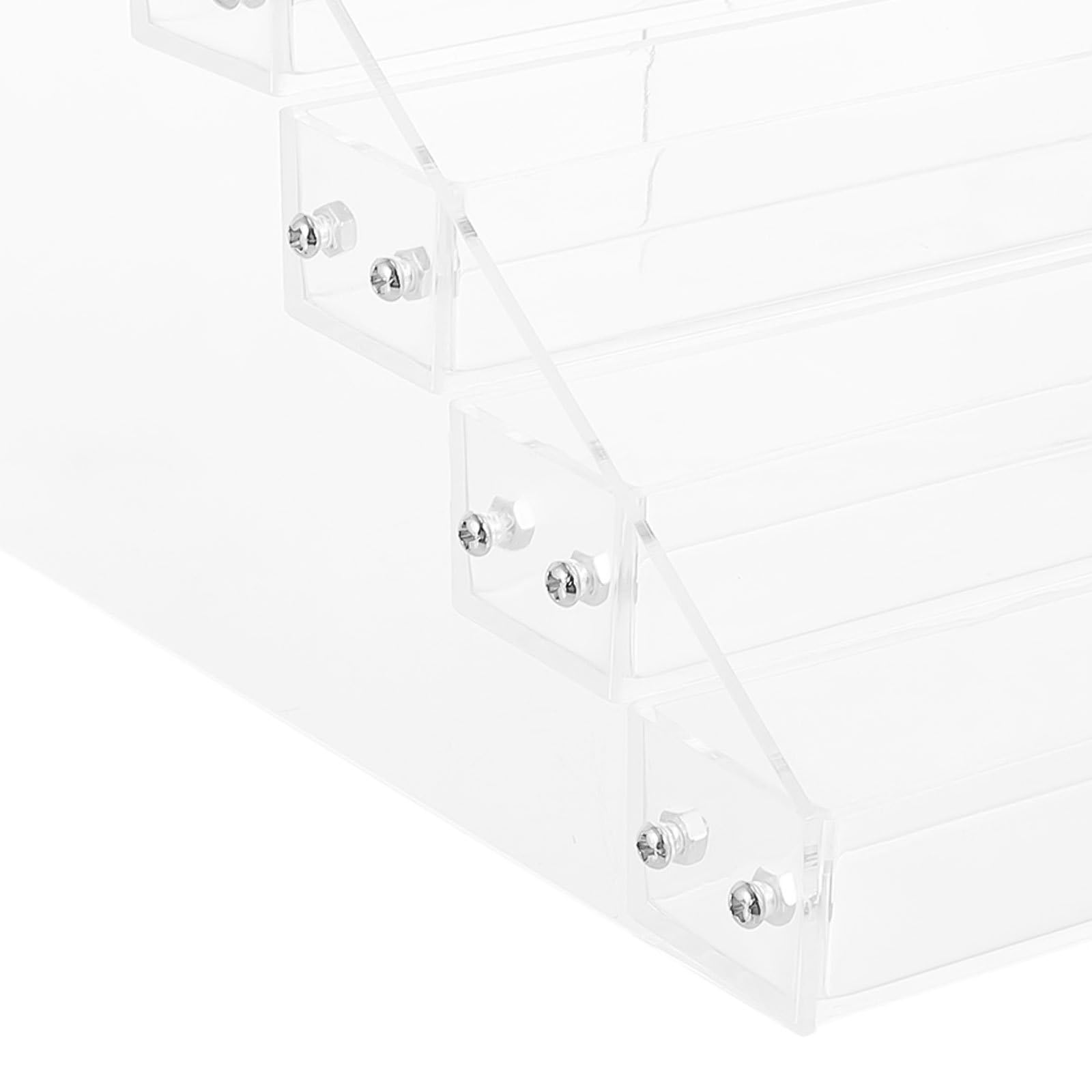 DOITOOL Organizer per Smalti per Unghie in Acrilico Trasparente a Livelli, Supporto Semplice e Moderno per Cosmetici da Tavolo in Camera da Letto