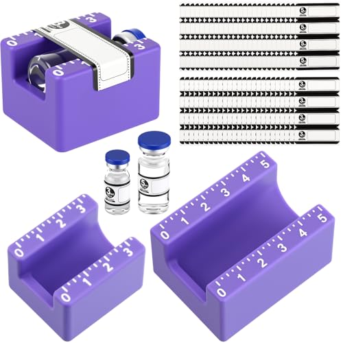 Affrolling-2-Pcs-3ml-and-10ml-Vial-Label-Applicator-with-Label-Stickers-Bottle-Labeling-Application-Tool-for-Small-Jars-Essential-Oils-Containers-BottlesPurple Affrolling 2 Pcs 3ml and 10ml Vial Label Applicator with Label Stickers Bottle Labeling Application Tool for Small Jars Essential Oils Containers Bottles(Purple) - Image 1