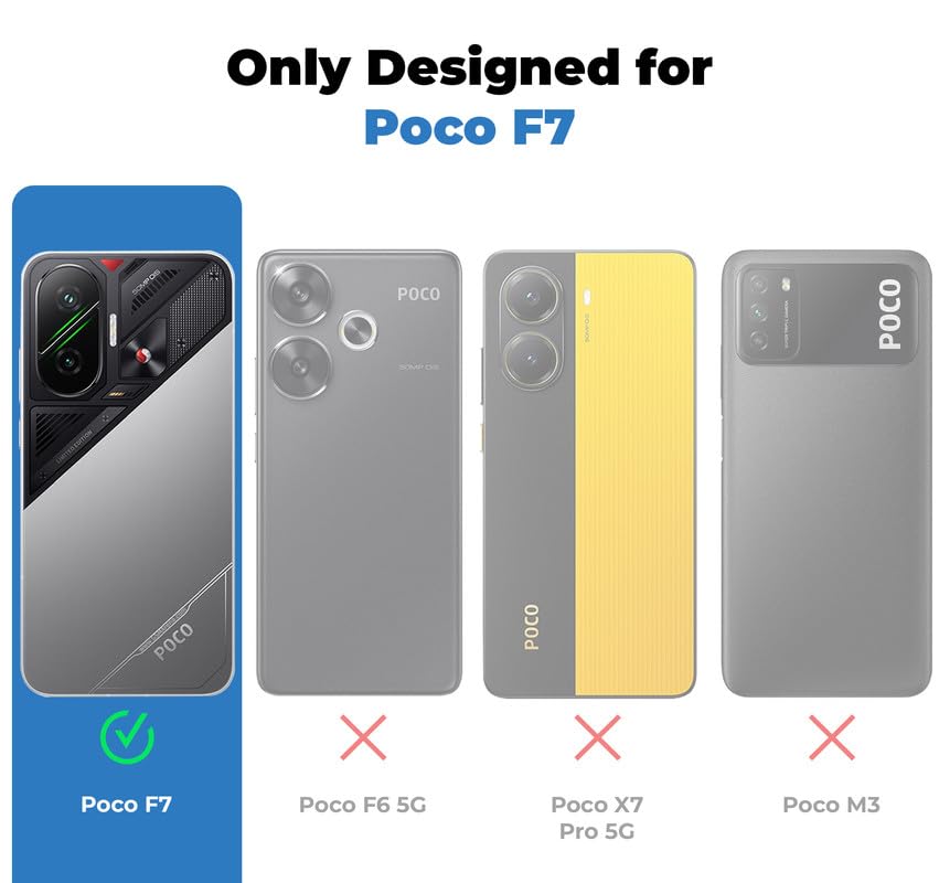 Image of Mr. Case Back Cover for Poco F7 5G Elegant Frosted White Translucent Back Only Compatible with Wireless Magnetic Accessories | Anti-Scratch Shockproof Phone Case - Orange