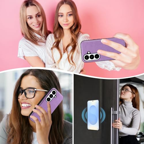Coque pour Samsung S26 Plus Asuwish violette anti-rayure avec design ajusté - 7