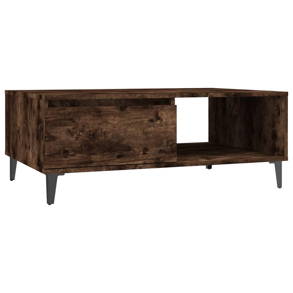 Couchtisch Räuchereiche 90x60x35 cm Spanplatte