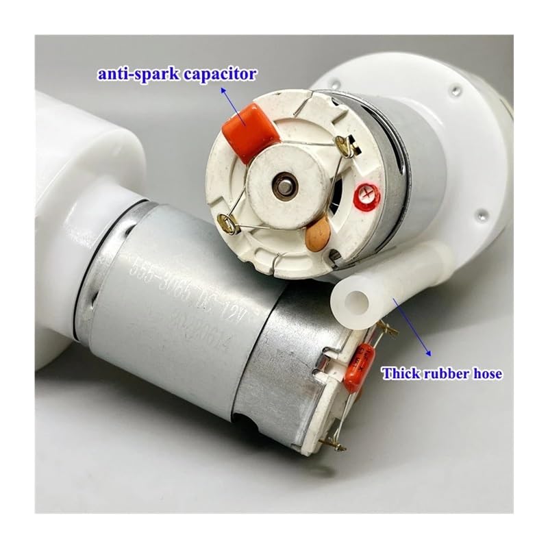 WP36C DC 12V 10L/M -60KPa Large Flow 555 Electronic Starter Vacuum Air Pump Negative Pressure Suction Diaphragm DIY
