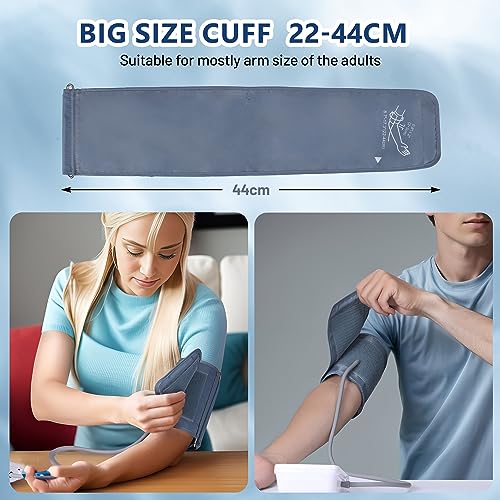 ARSIMAI Blutdruckmessgerät für den Heimgebrauch, Automatisches Oberarm-Blutdruckmessgerät mit...