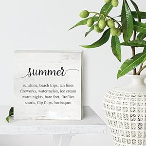 Summer Sunshine Beach Wood Box Sign Home Decor Rustic Summer Wooden Box Sign Block Plaque for Wall Tabletop Desk Decoration Summer Sunshine Beach Wood Box Sign Home Decor Rustic Summer Wooden Box Sign Block Plaque for Wall Tabletop Desk Decoration