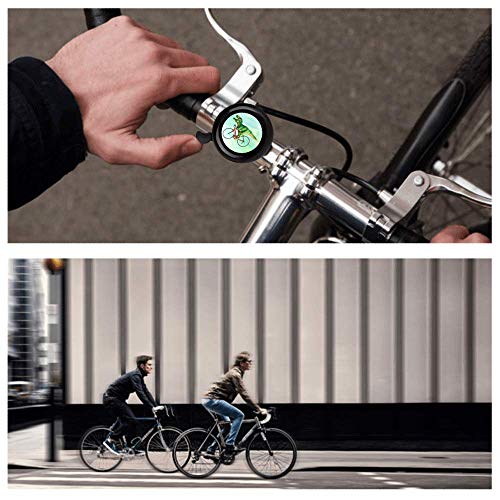 Kid's Bike Bell Vintage Classic Aluminum Alloy Bicycle Bell Loud Crisp Sound Bike Horns Unicorn Cycling Bell Handlebars Bell For Bike Blue Bicycle Bell For Adults Girls Boy (Dinosaur Riding Bike) #TOP7