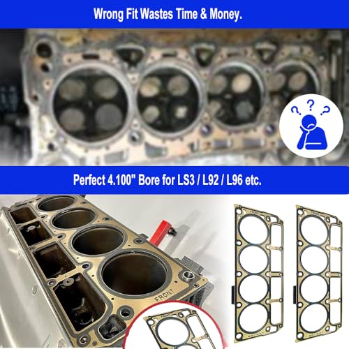 Image of Tooley Racing BTR LS3 Multi Layer MLS Head Gaskets (Pair) -Fits 6.0 6.2 L99 L76 L77 LS2 LQ4 LQ9 L92 L96 L94 L9H