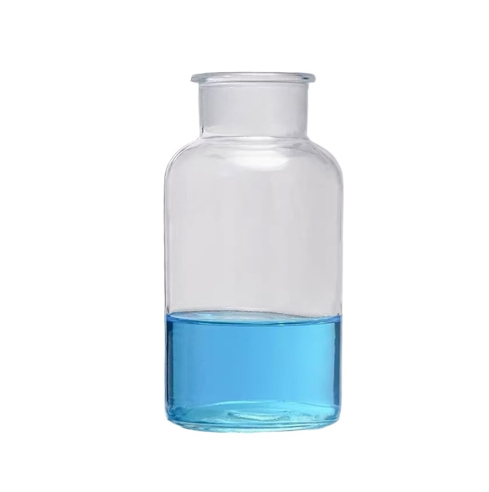 Frascos de reactivos de vidrio transparente/marrón de 30 ml a 1000 ml, viales sellados con boca esmerilada y escala, equipo for experimentos químicos (marrón 1000 ml)(Transparent 1000ml)
