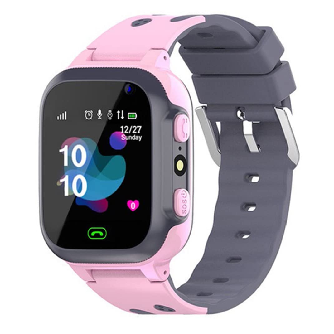 Kids Smart Watch Waterproof Wrist Game Smartwatch Location Tracker with Camera Alarm Clock SOS for Boys Girls Kids Smartwatch Phone Style1
