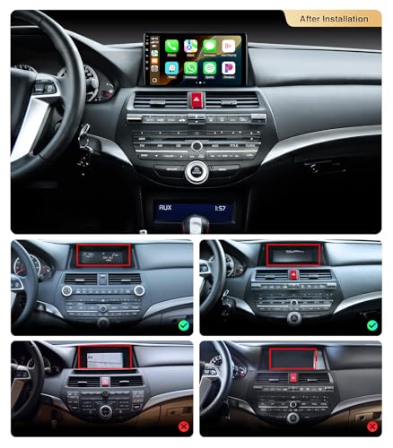 Car Radio Stereo Upgrade for Honda Accord 08-13, CarPlay Android Auto - image 2
