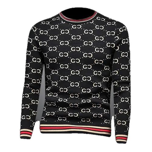 Xingfenly Autumn Design Men' Knitted Sweater Winter Luxury Casual Striped Male Warm Sweaters